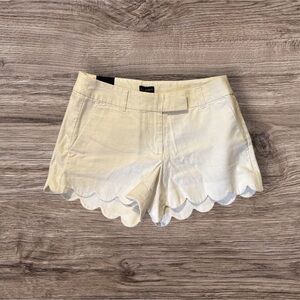 NWT J. Crew Scallop Shorts